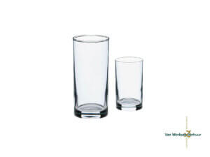 waterglas/spatje