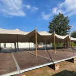 stretchtent 10x 25 meter huren