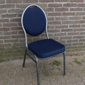 stack chair blauw